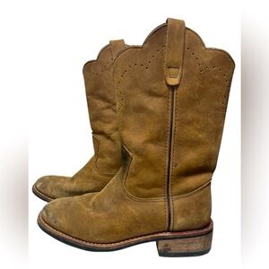 RedHead Destry Nubuck Leather Men’s Pull on Western Work Boots 6.5